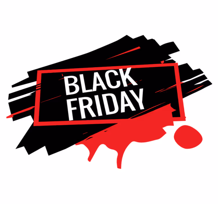 Black friday vinyl carpet modern sticker - TenStickers
