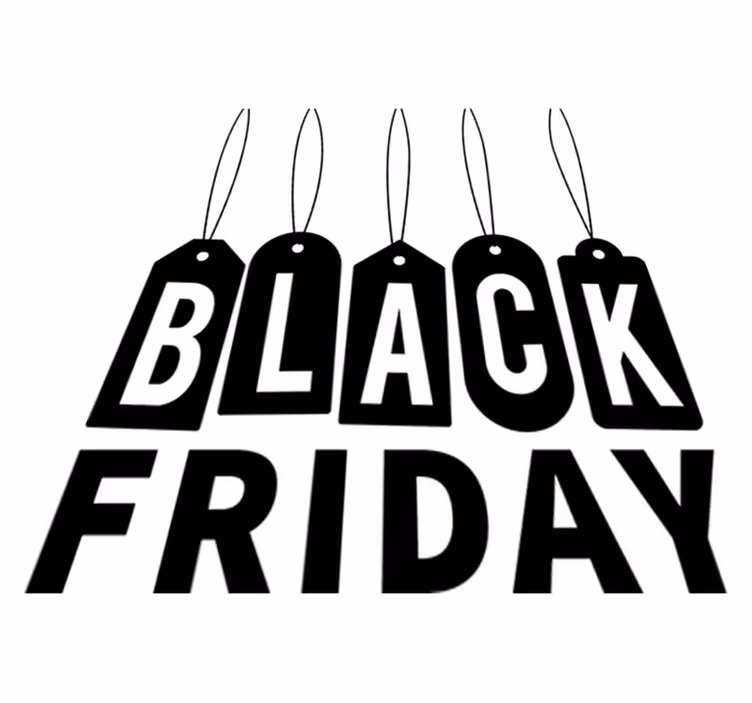 Black friday vinyl carpet modern elegance design - TenStickers