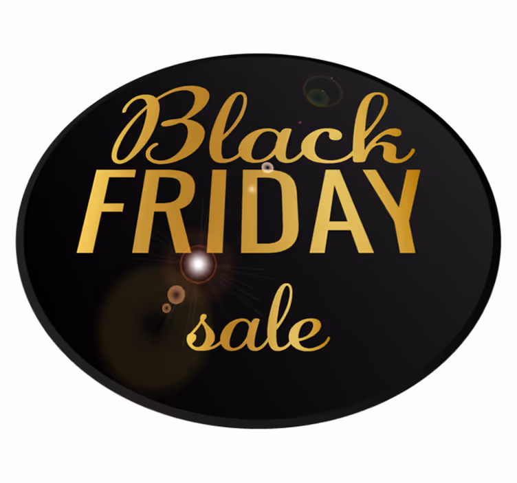 Black friday vinyl carpet elegant black friday offer - TenStickers