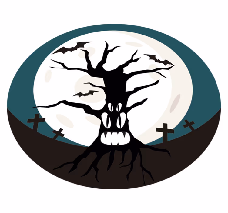 Spooky halloween vinyl carpet - TenStickers