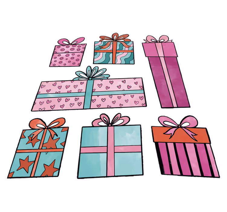 Christmas vinyl carpet christmas gift bundle - TenStickers