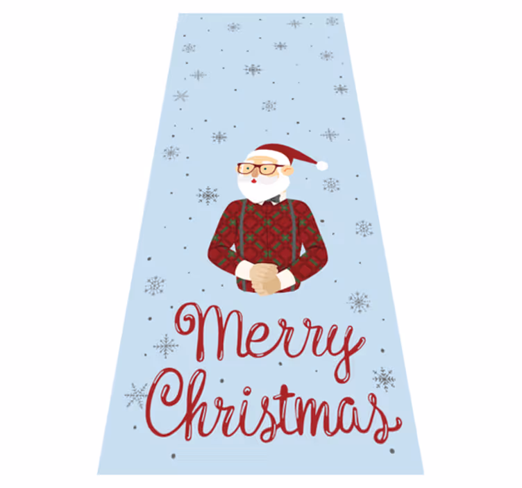 Christmas vinyl carpet for a joyful hipster holiday - TenStickers