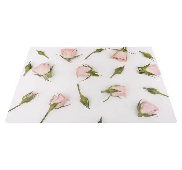 Romantic spring flower floral vinyl carpet - TenStickers