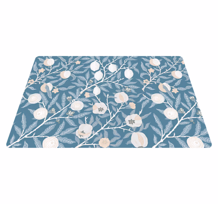 Fancy vintage pattern floral vinyl carpet - TenStickers