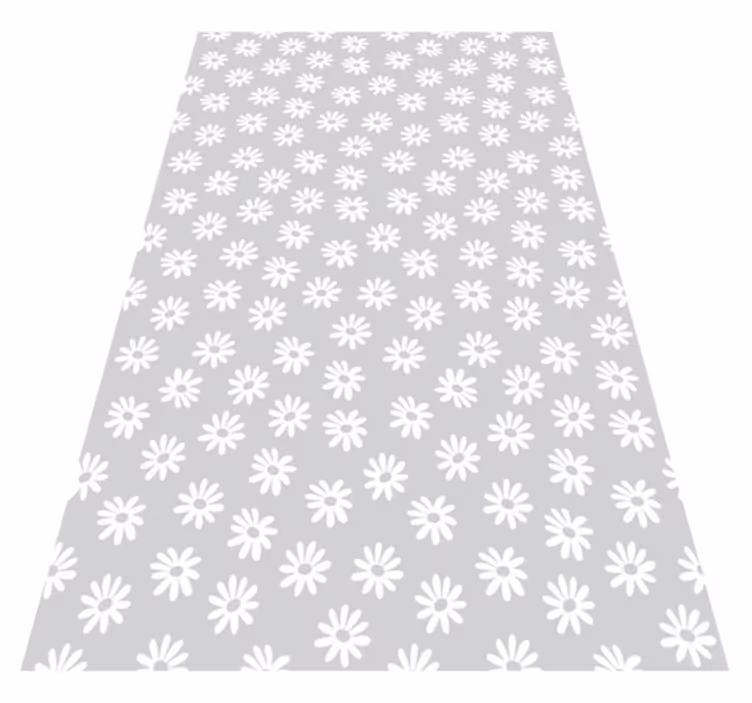 Floral window floral vinyl carpet - TenStickers