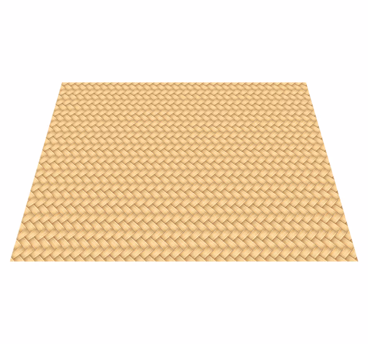 Wicker dining room vinyl carpet - TenStickers