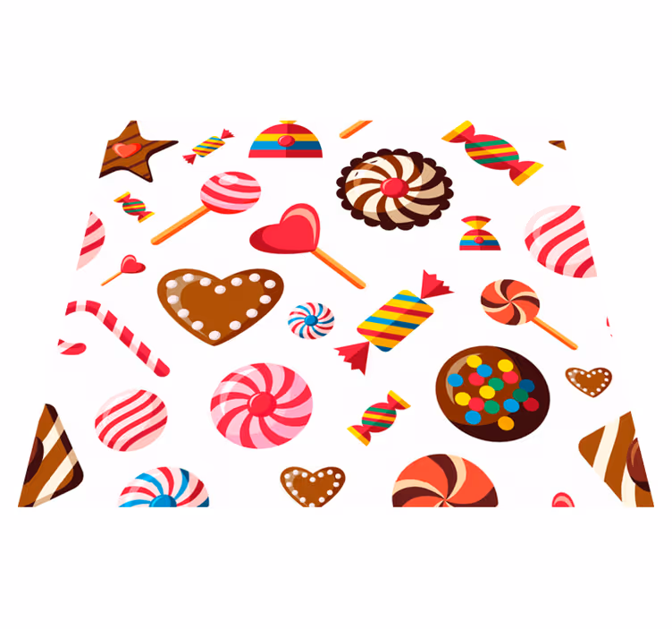 Sweet mosaic kitchen vinyl carpet - TenStickers