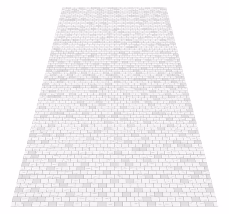 Kitchen vinyl carpet elegant brick design - TenStickers