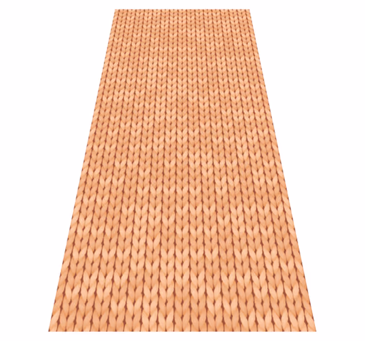 Beige textile kitchen vinyl carpet - TenStickers