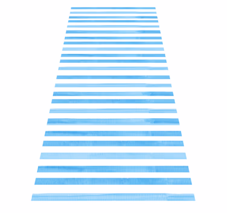 Kitchen vinyl carpet in blue textured check - TenStickers