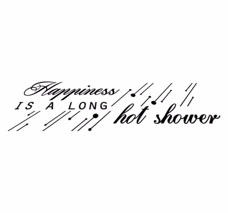 Bathroom vinyl carpet for joyful long showers - TenStickers
