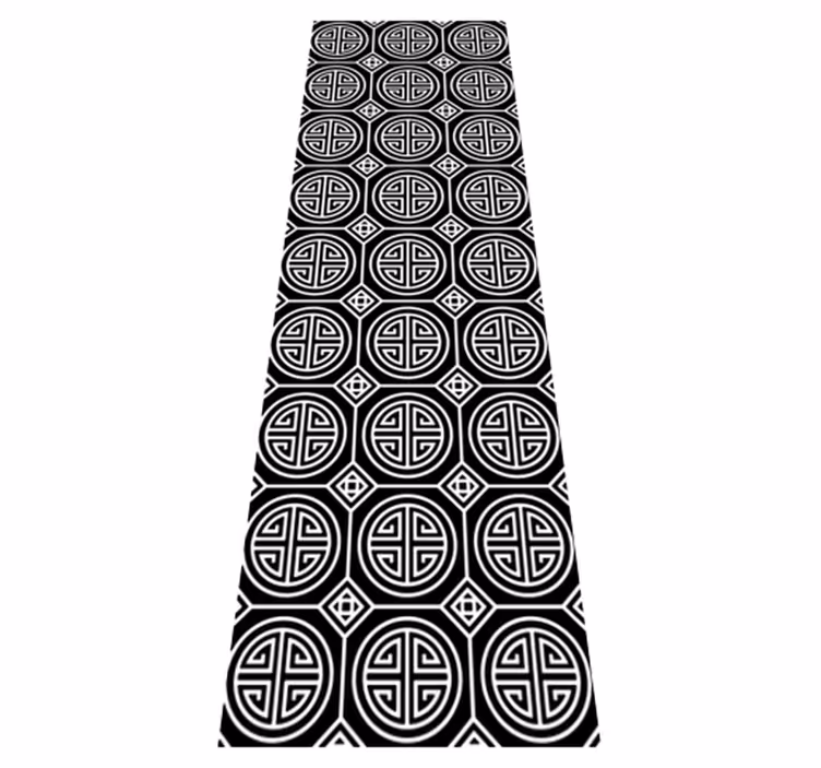 Bathroom vinyl carpet japanese minimalism design - TenStickers