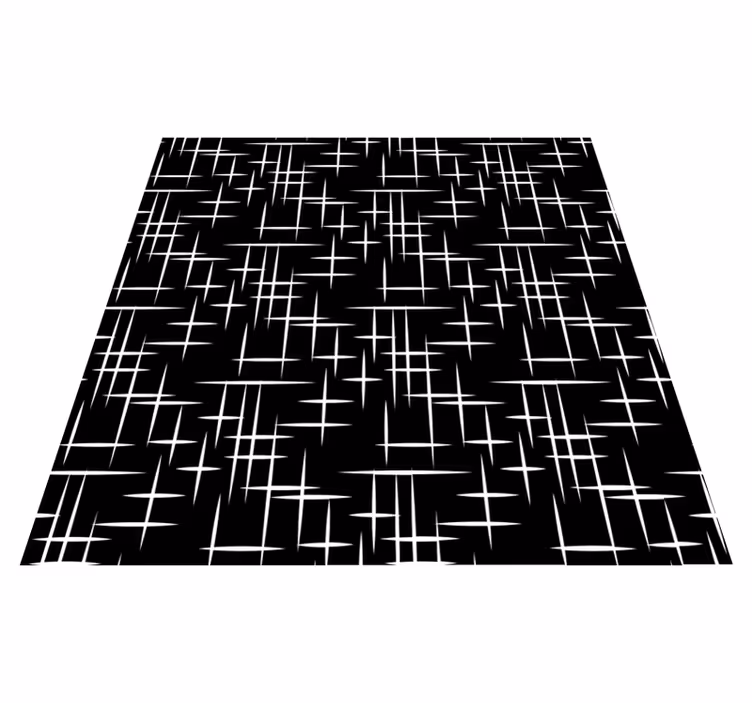 Bathroom vinyl carpet with contemporary lines - TenStickers