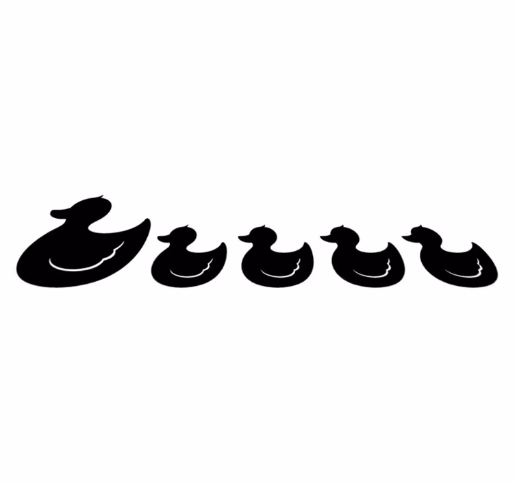 Bathroom vinyl carpet rubber duck - TenStickers