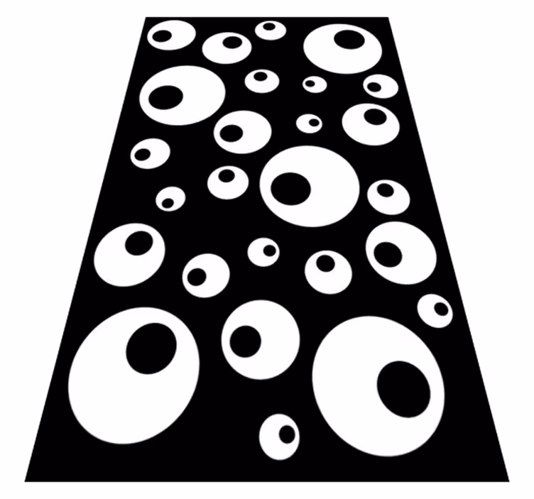 Bathroom vinyl carpet water droplets - TenStickers