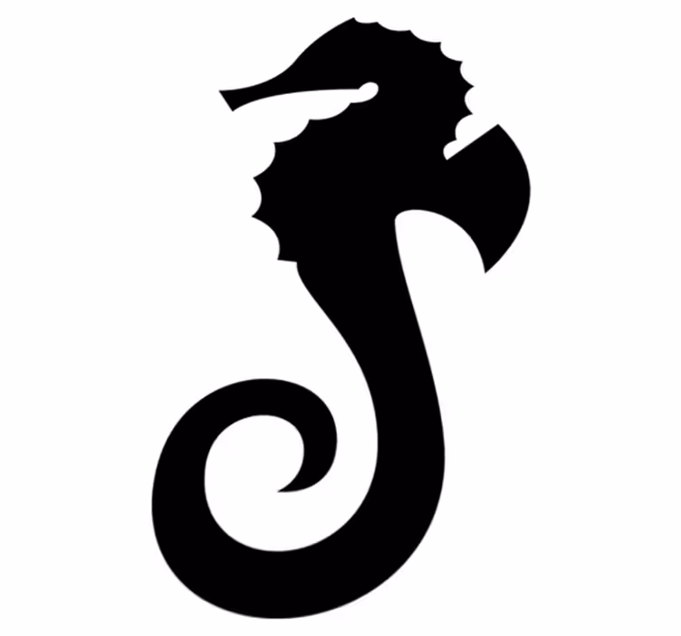 Sea horse pack bathroom vinyl carpet - TenStickers