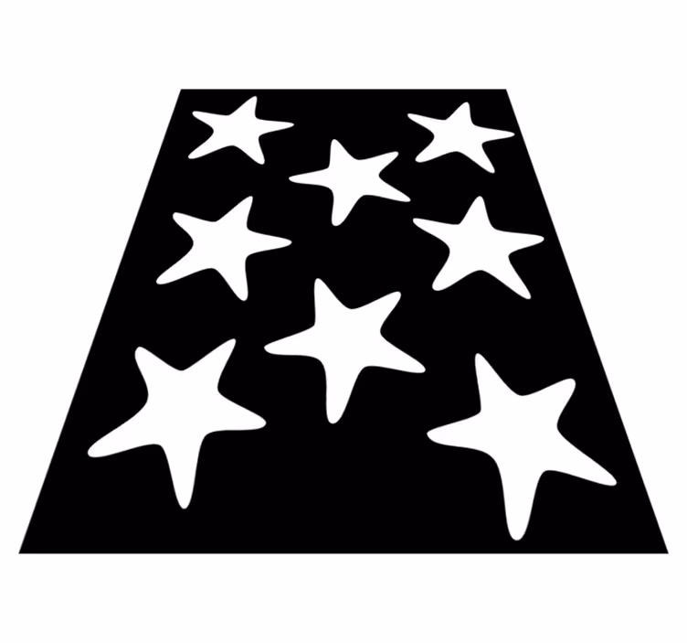 Bathroom vinyl carpet starfish design - TenStickers