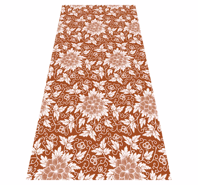 Floral vinyl carpet botanical design collection - TenStickers