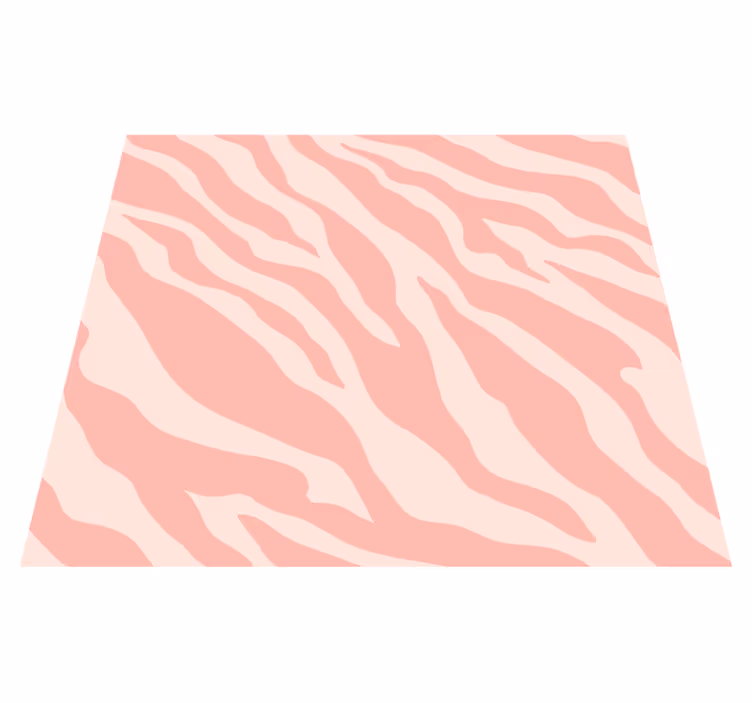 Pink zebra print animal print vinyl carpet - TenStickers
