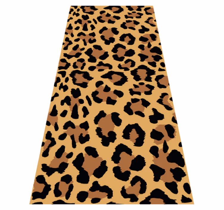 Panther print animal print vinyl carpet - TenStickers
