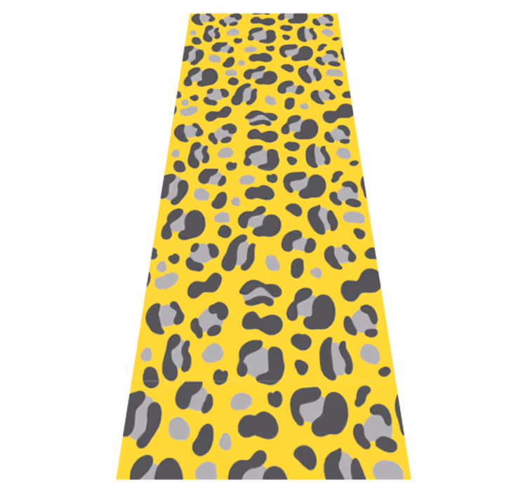 Animal print vinyl carpet in pantone leopard print - TenStickers