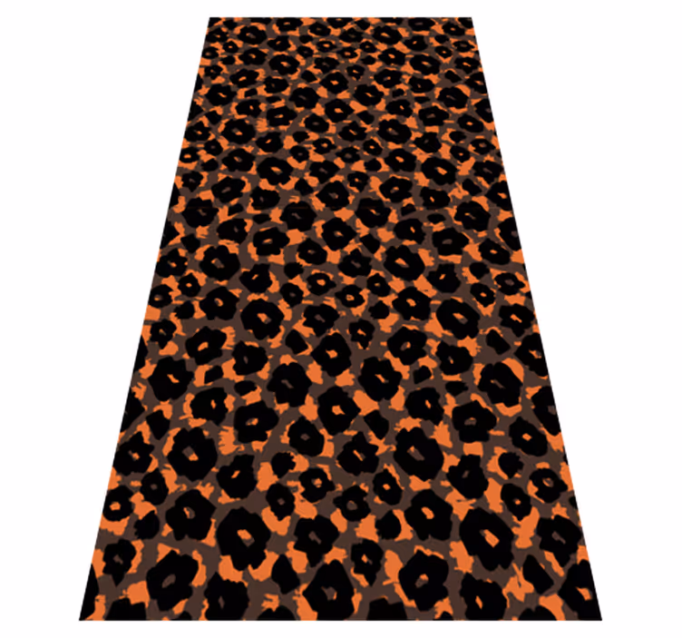 Kalahari leopard imitation animal print vinyl carpet - TenStickers
