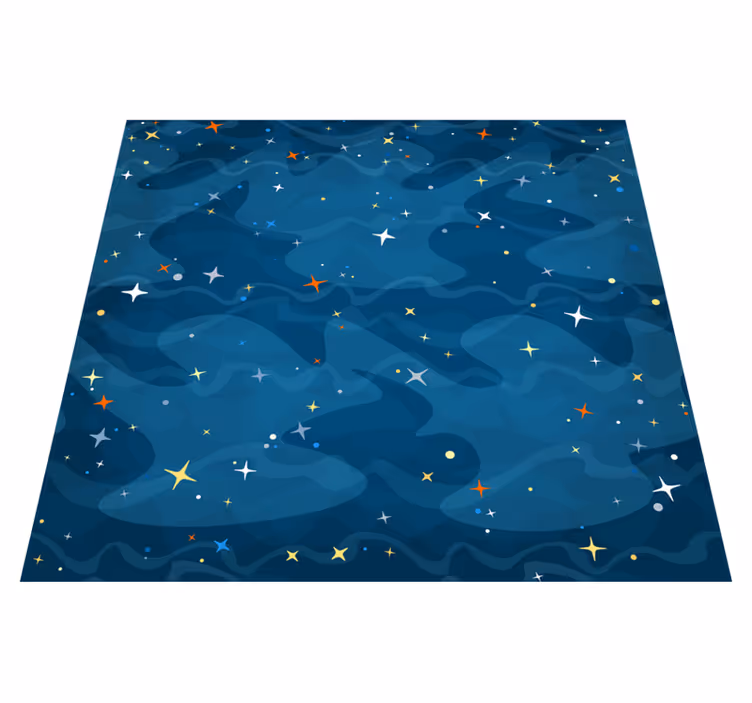 Star vinyl carpet starry camo - TenStickers
