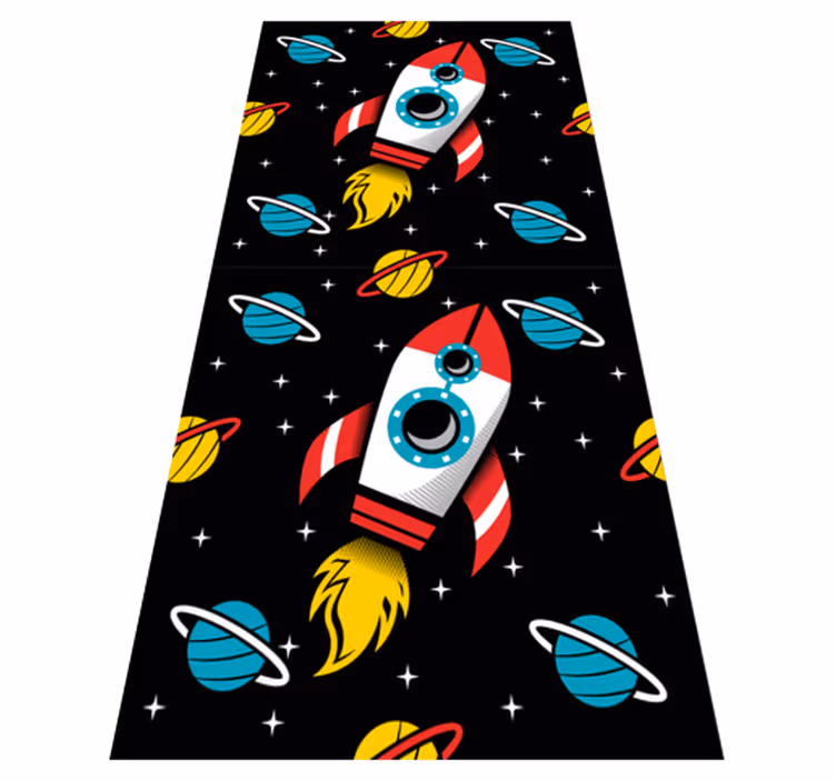 Star vinyl carpet endless adventures await - TenStickers