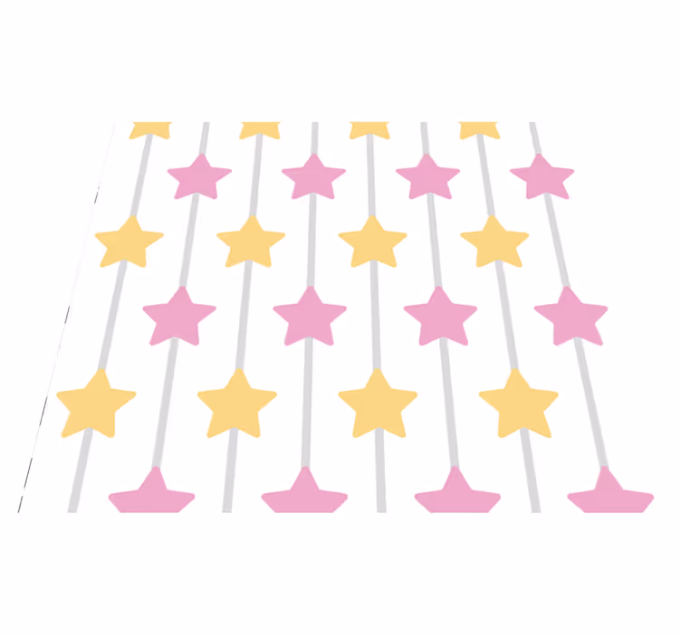 Phenomenal sweetness star vinyl carpet - TenStickers