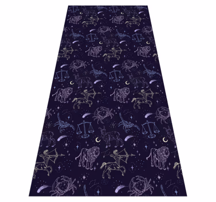 Star vinyl carpet constellation design - TenStickers