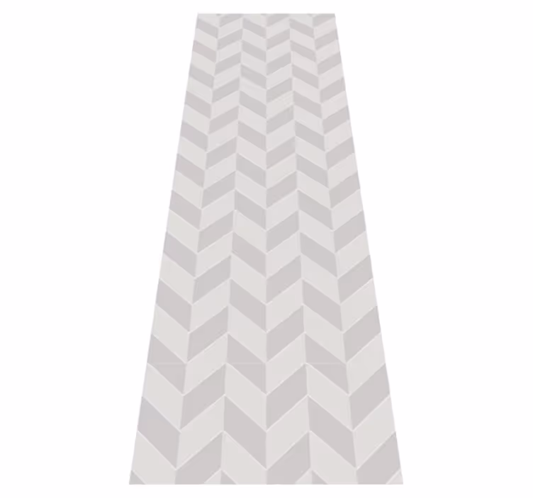 Geometric vinyl carpet with geometric shapes - TenStickers