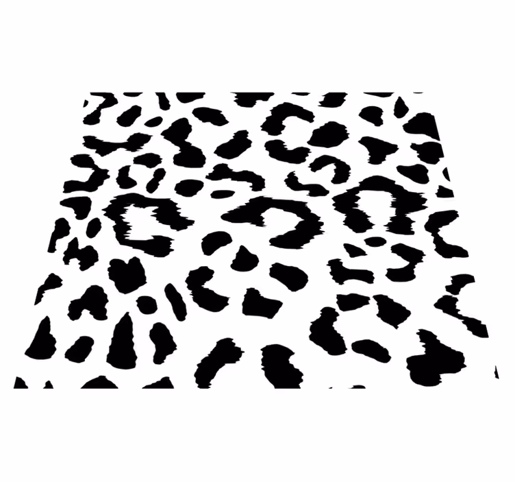 Bedroom vinyl carpet leopard simple animal print - TenStickers