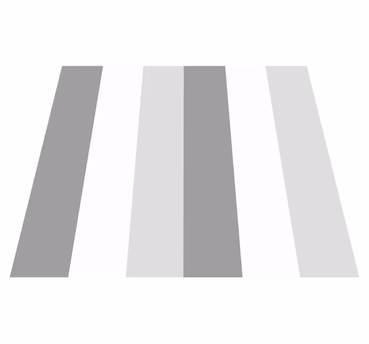 Bedroom vinyl carpet in classic grey vertical stripes - TenStickers