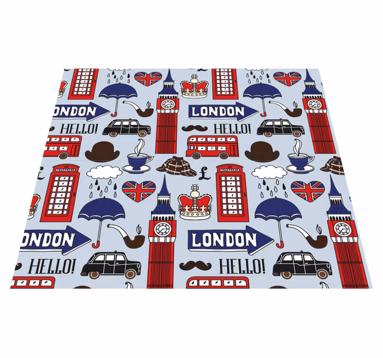 Bedroom vinyl carpet london’s finest - TenStickers