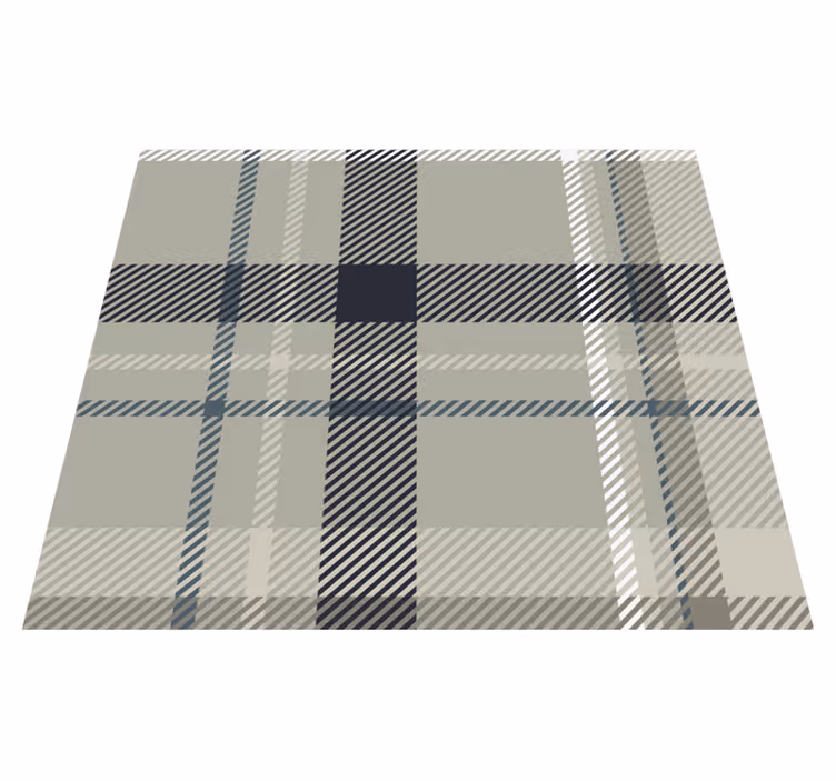 Gray flannel bedroom vinyl carpet - TenStickers