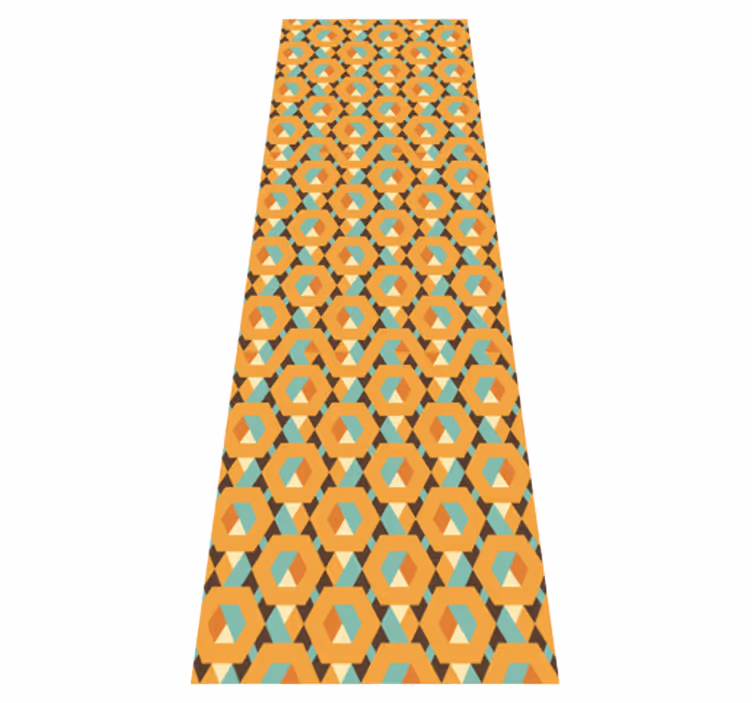 Bedroom vinyl carpet geometric tranquil designs - TenStickers