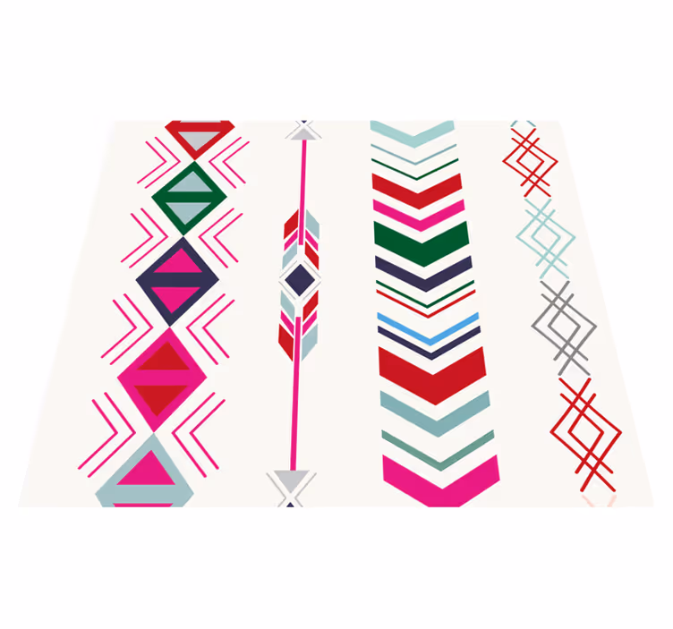Pastel arrows bedroom vinyl carpet - TenStickers