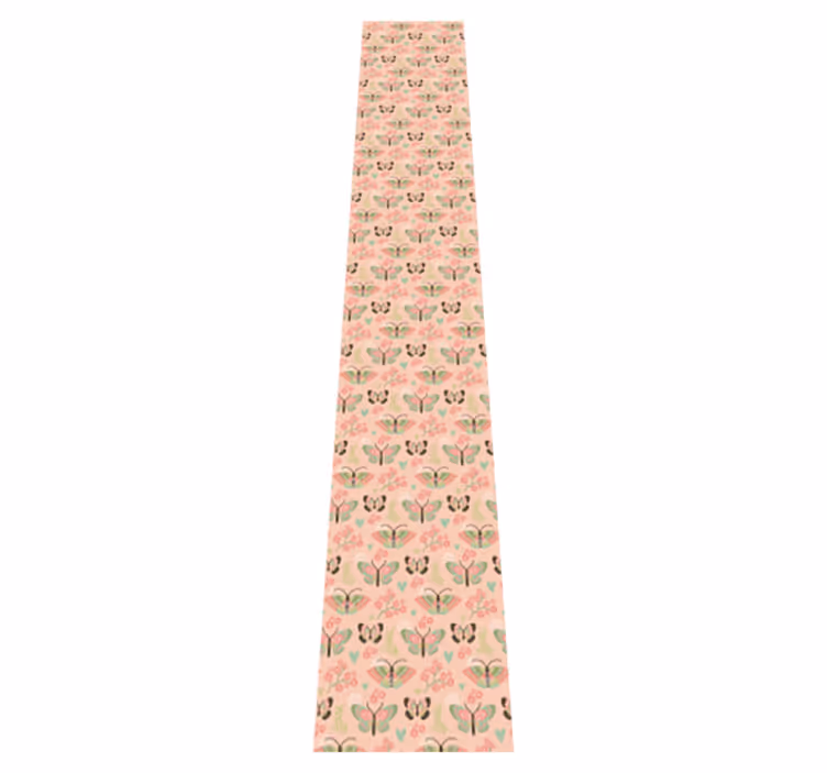 Bedroom vinyl carpet in neutral shades with butterflies - TenStickers