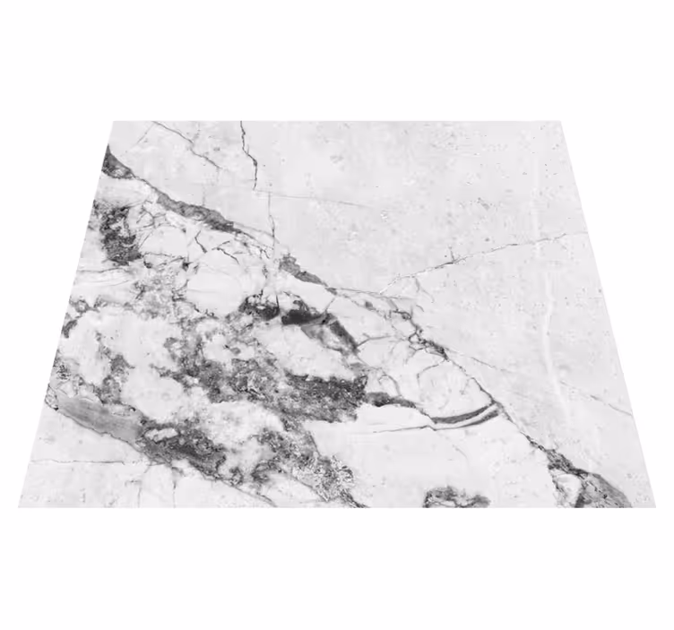 Bedroom vinyl carpet in light and dark marble pattern - TenStickers