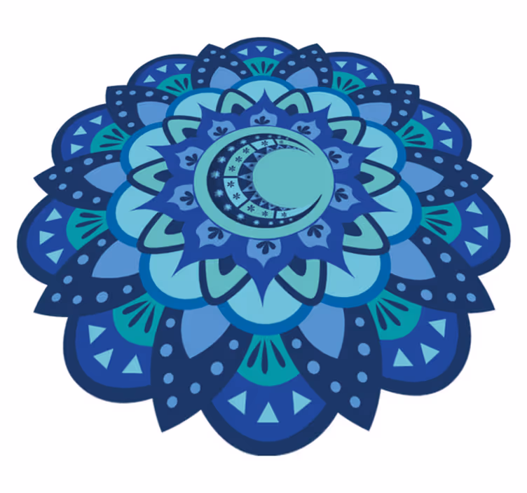 Nature vinyl carpet elaborate botanical design - TenStickers