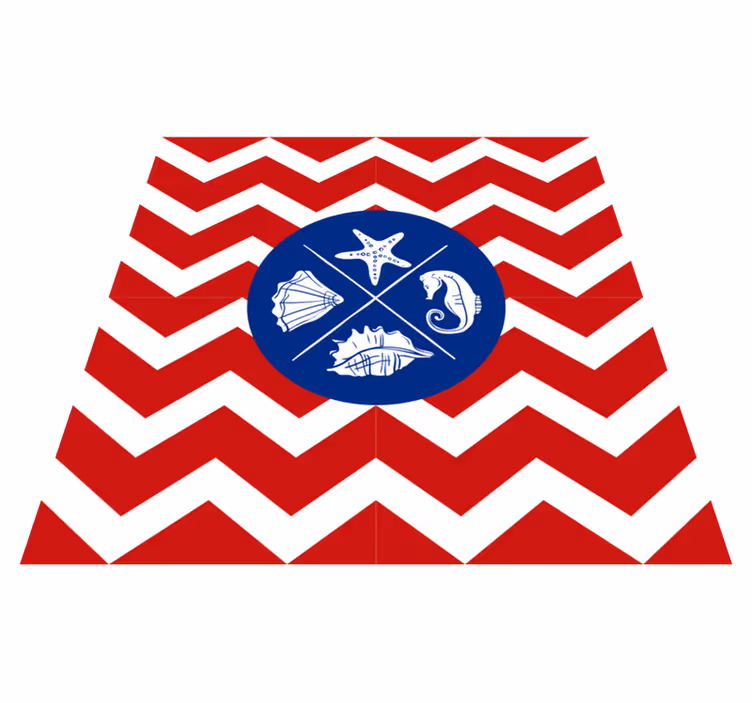 Nature vinyl carpet seashell ocean design - TenStickers