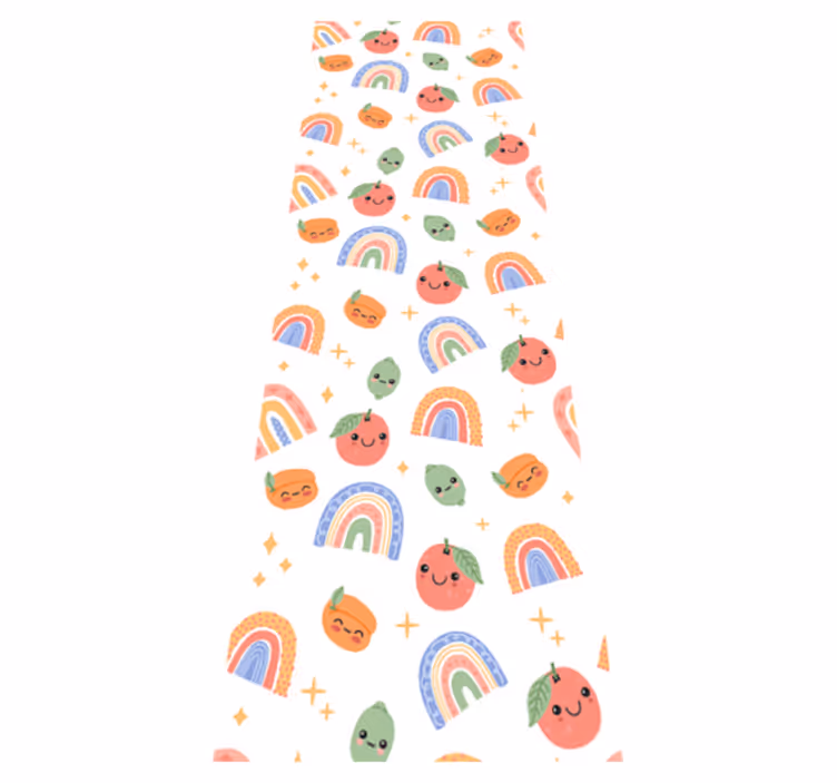 Cute babies fruits with faces bedroom vinyl carpet - TenStickers