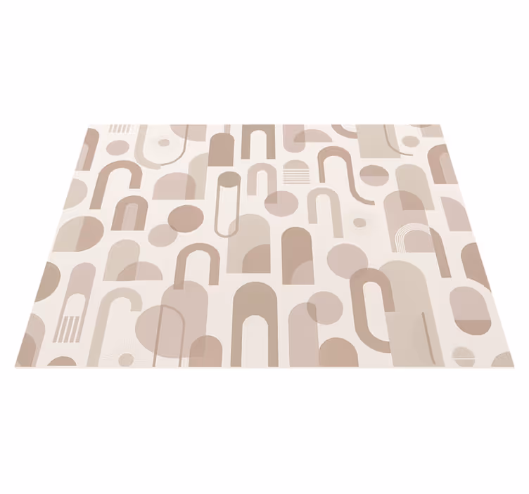Bedroom vinyl carpet with contemporary design - TenStickers