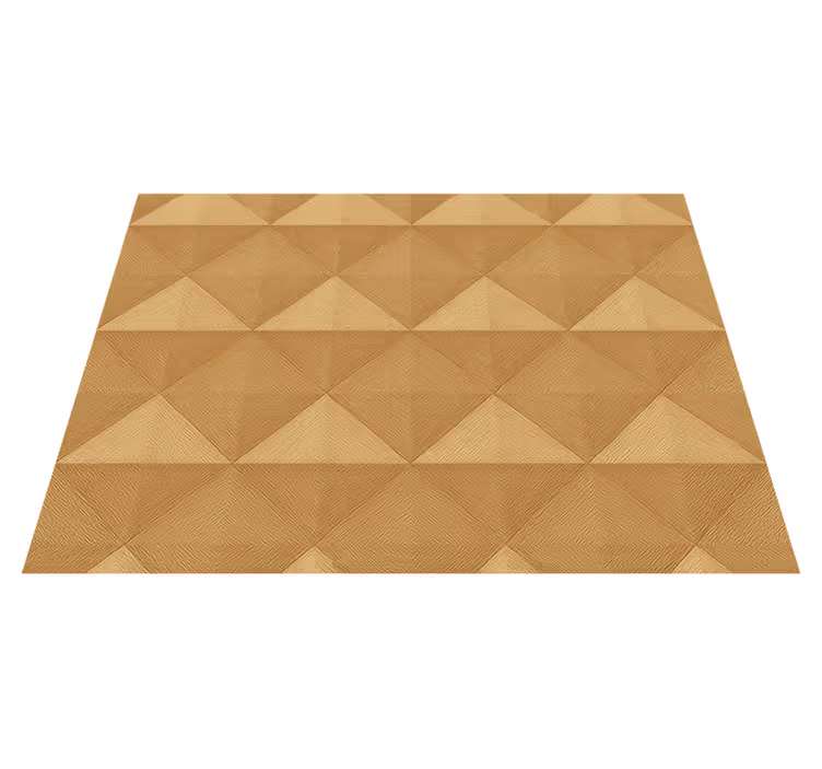 Bedroom vinyl carpet 3d gold design - TenStickers
