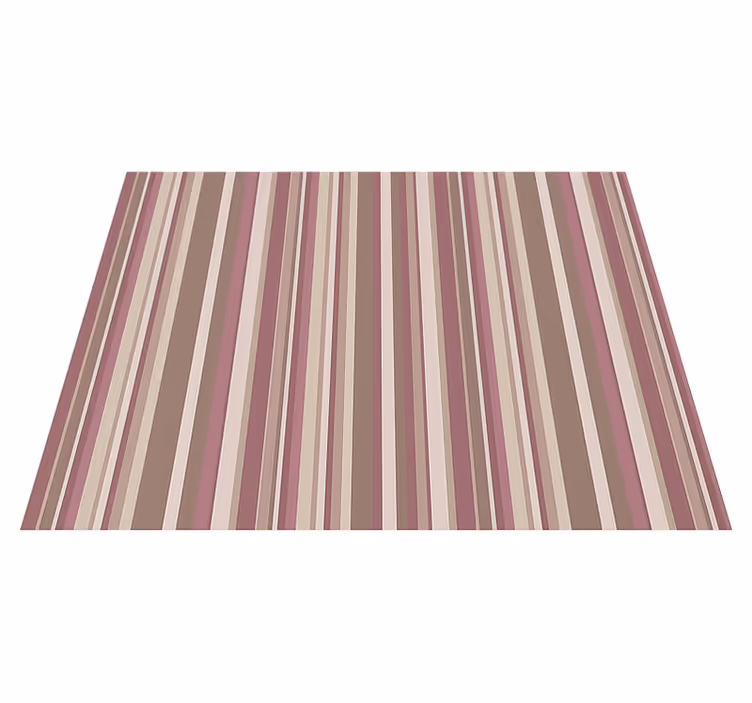 Stripped pink bedroom vinyl carpet - TenStickers