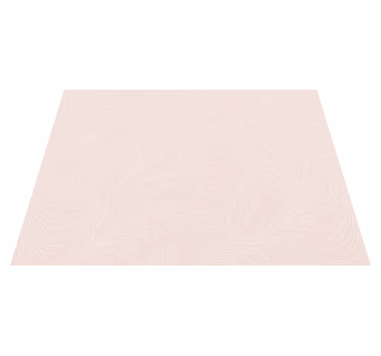 Soft pink botanical bedroom vinyl carpet - TenStickers