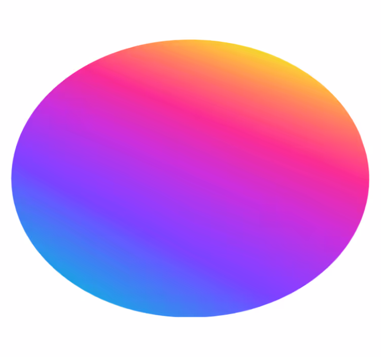 Colourful gradient fluid geometric vinyl carpet - TenStickers