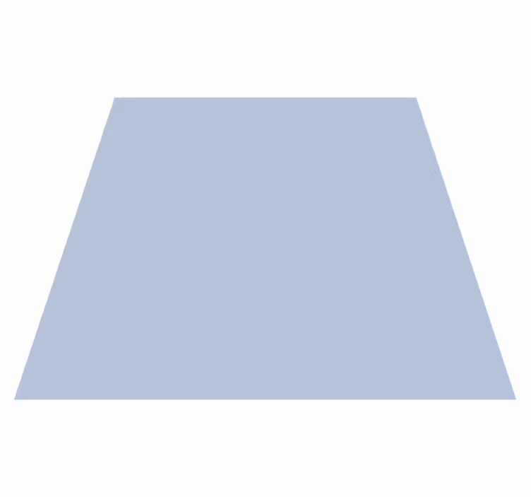 Geometric vinyl carpet in grey simple color - TenStickers