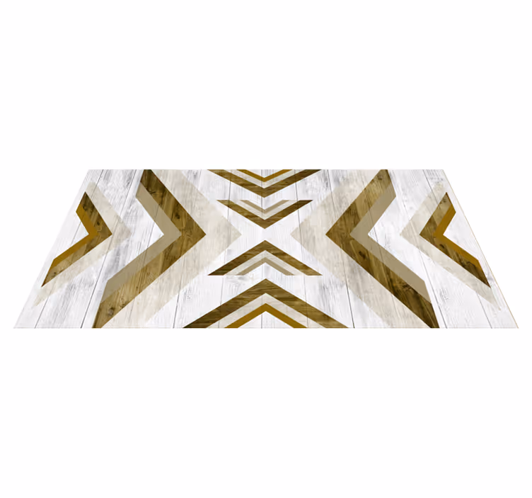 Geometric vinyl carpet structured desk cover - TenStickers