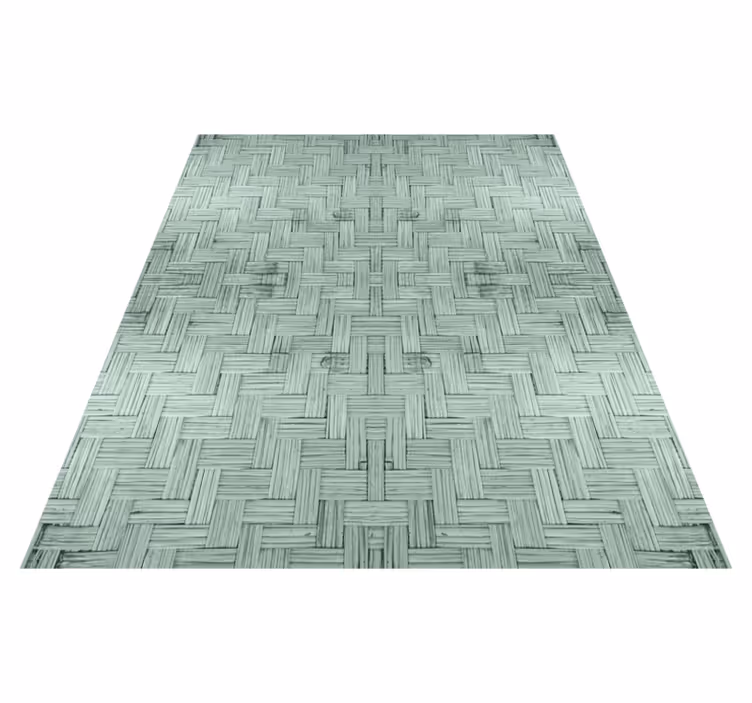 Geometric vinyl carpet structured square - TenStickers